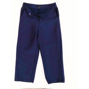 Lucy Paris Cropped Navy Blue Pants Small